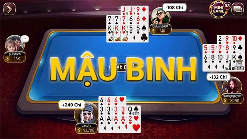 Cách chơi mậu binh mới nhất được cập nhật liên tục 2 Chơi mậu binh như thế nào?